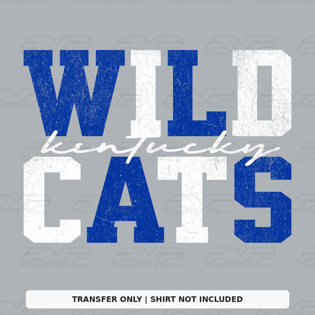 Kentucky Wildcats Two Tone Varsity Alabama Vinyl