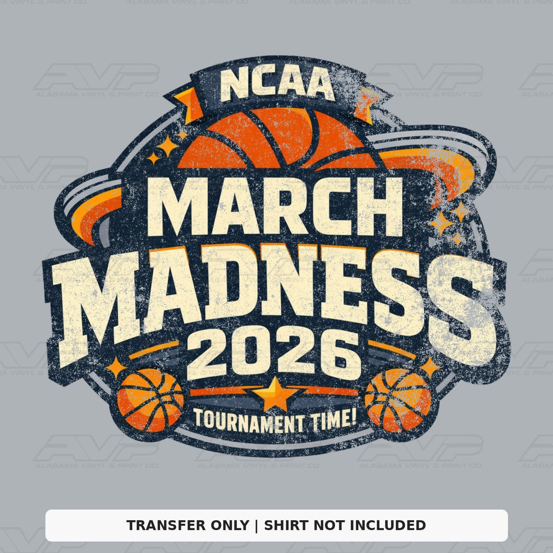 March Madness 2026 - Color Alabama Vinyl