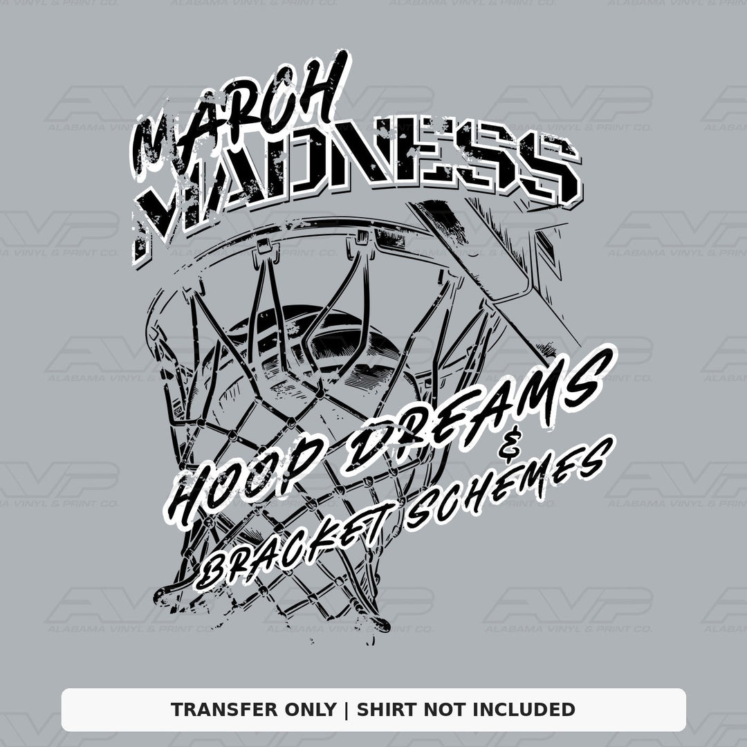March Madness Hoop Dreams Alabama Vinyl