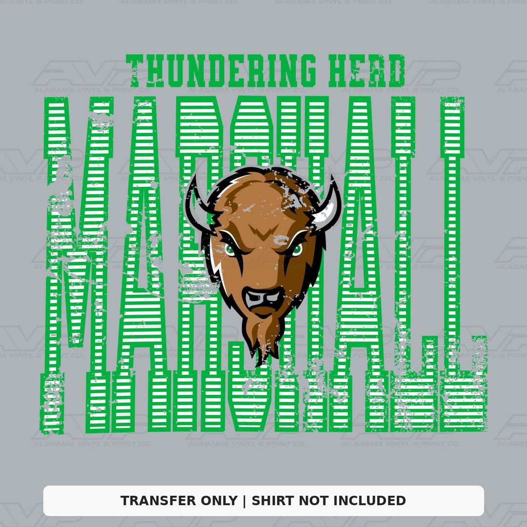 Marshall Stripes Alabama Vinyl