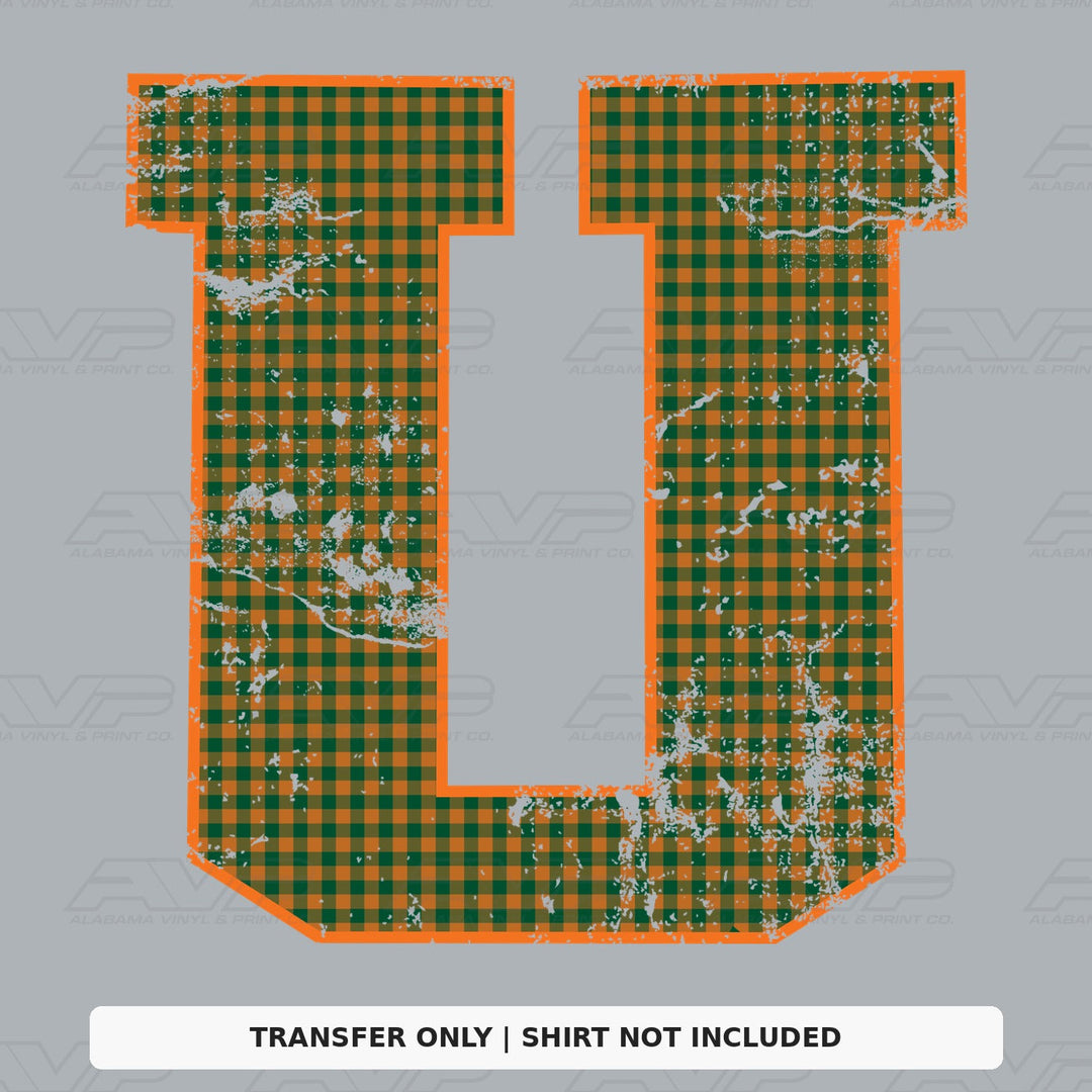 Miami U Gingham U Alabama Vinyl