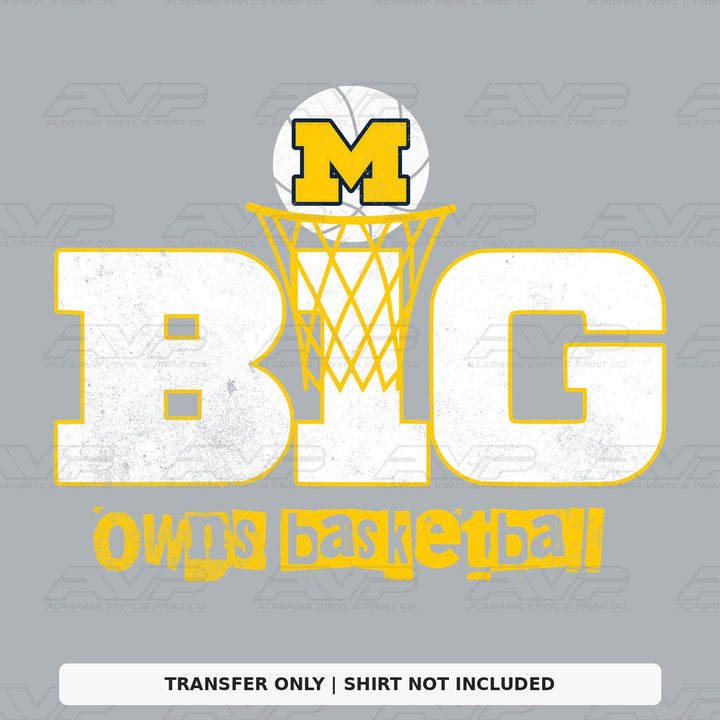 Michigan Big10 Alabama Vinyl