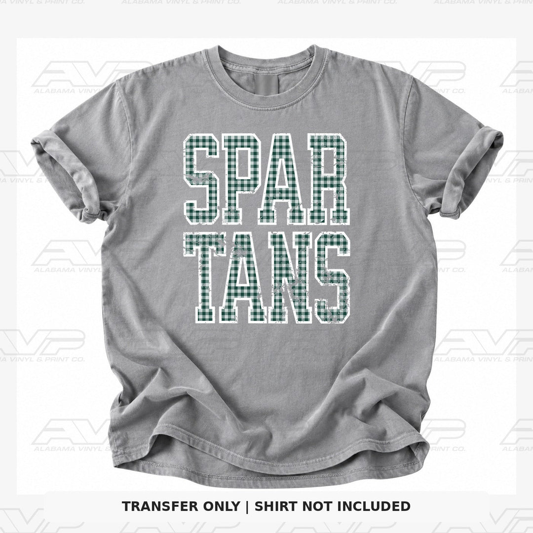 Michigan State Spartans Gingham U Alabama Vinyl