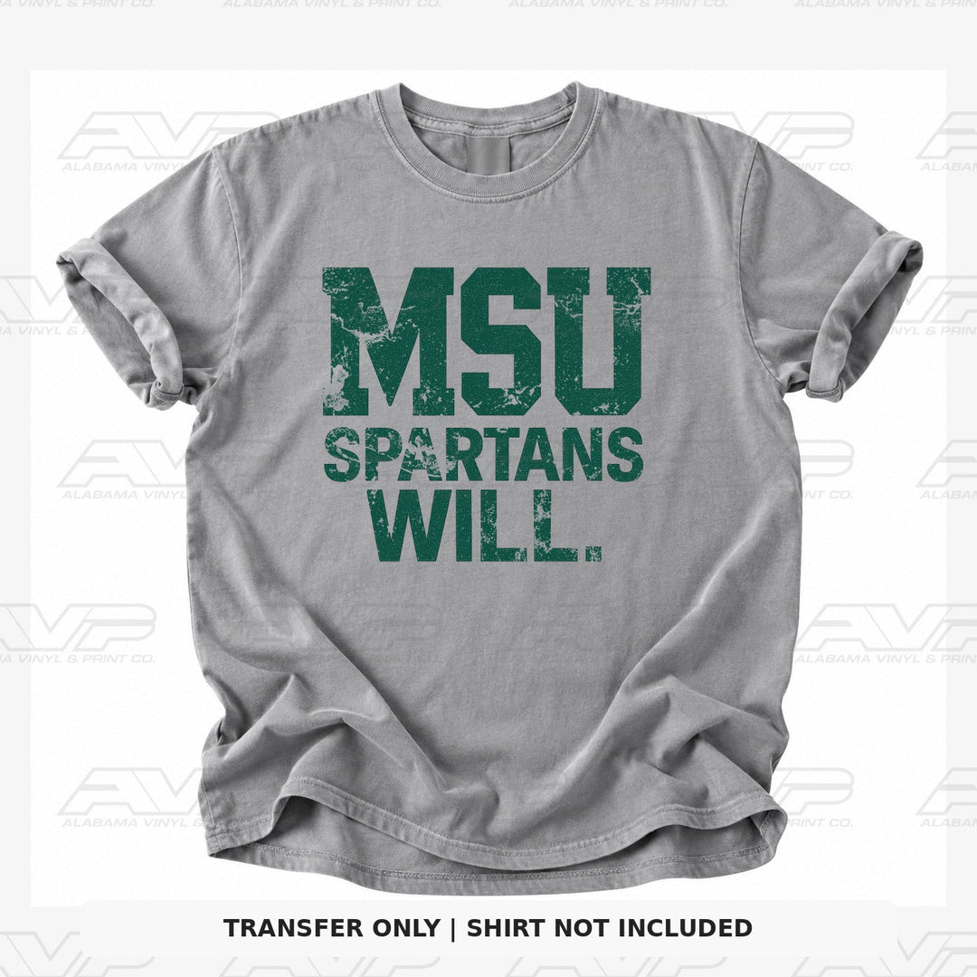 MSU Spartans Will Alabama Vinyl