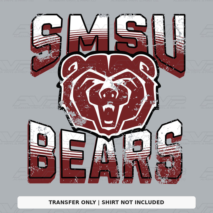 SMSU Bears Alabama Vinyl