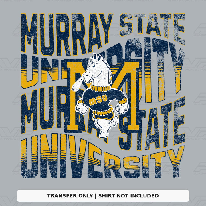 Murray State Wavey Alabama Vinyl
