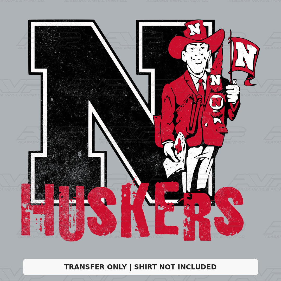 N Huskers Alabama Vinyl