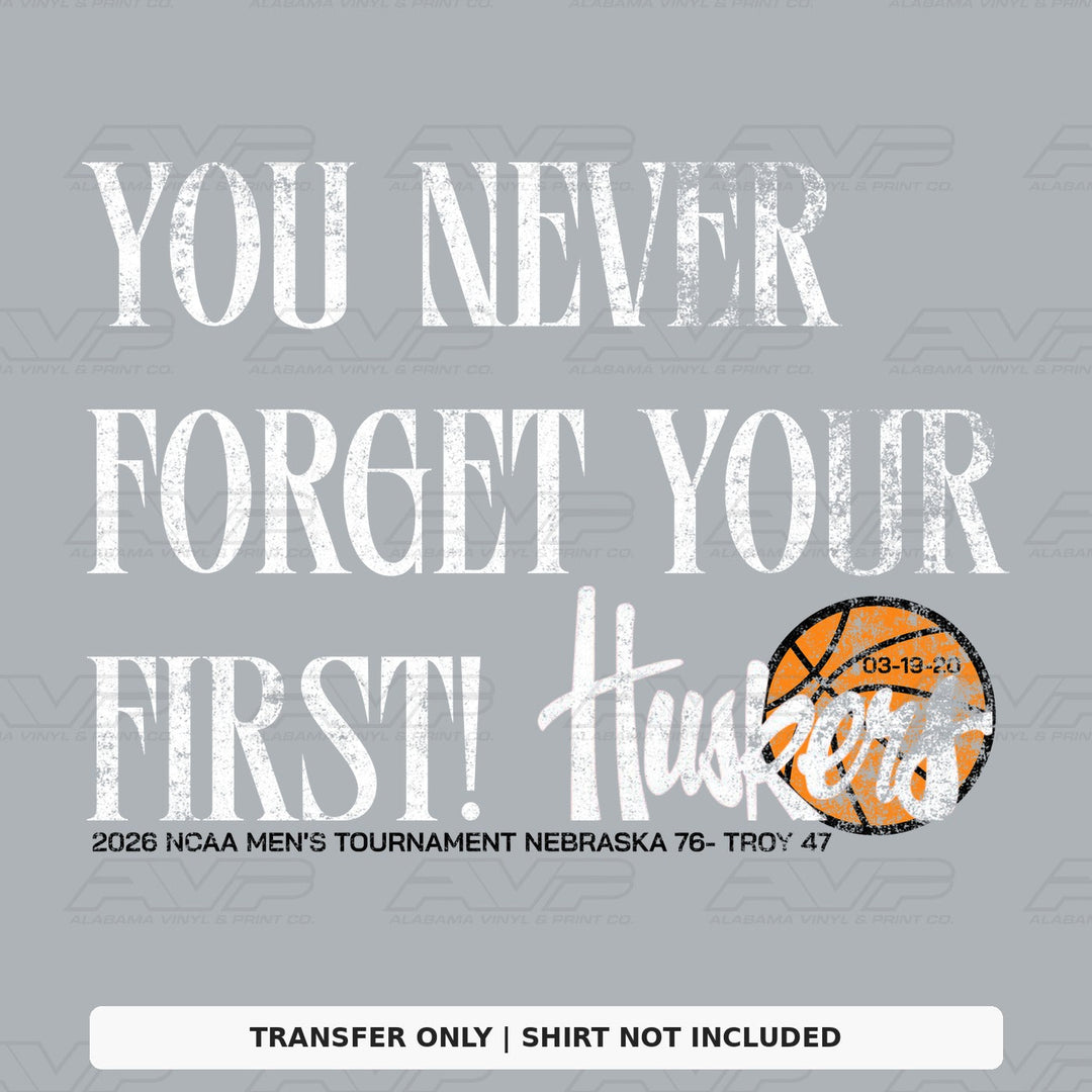 Nebraska BB NCAA Troy Alabama Vinyl