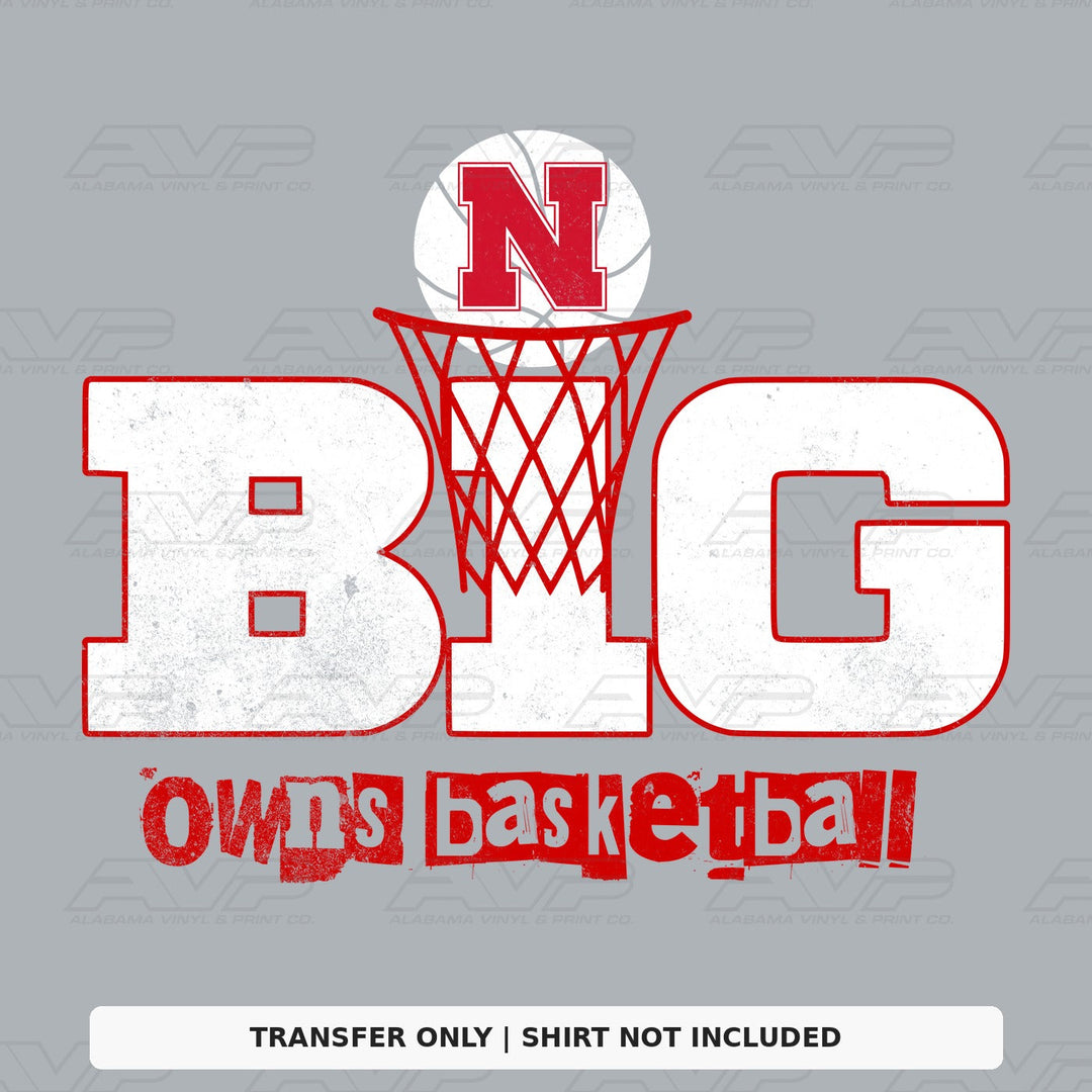 Nebraska Big10 Alabama Vinyl