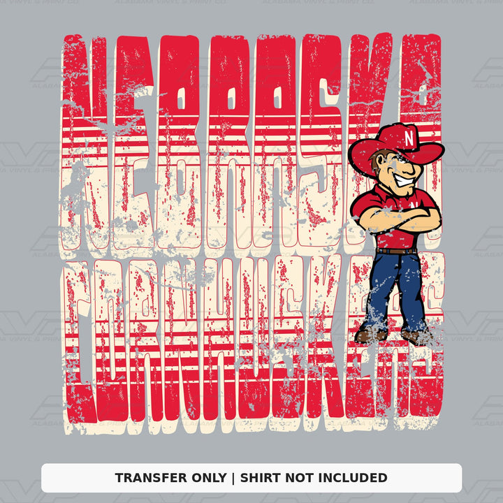 Nebraska Cornhuskers Alabama Vinyl