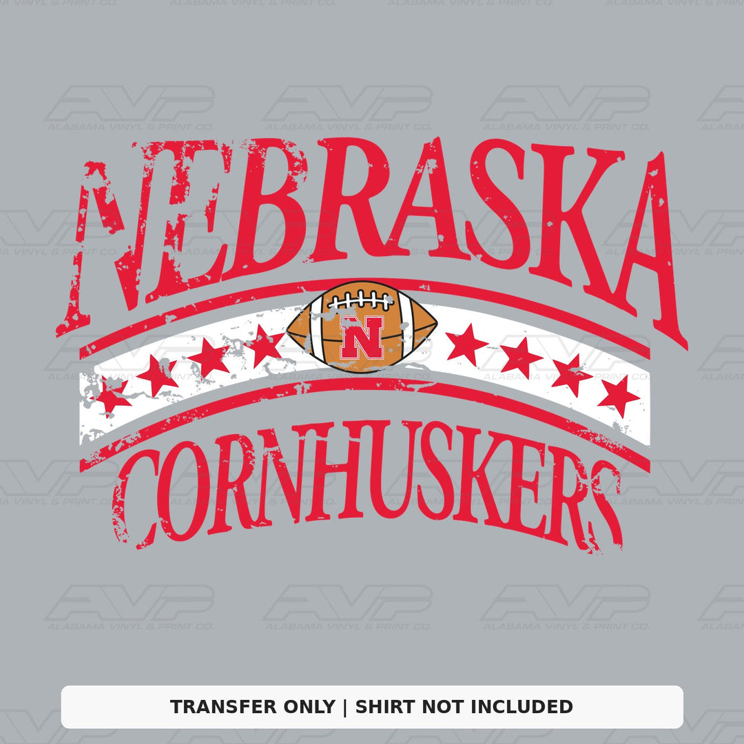 Nebraska Cornhuskers FB Alabama Vinyl