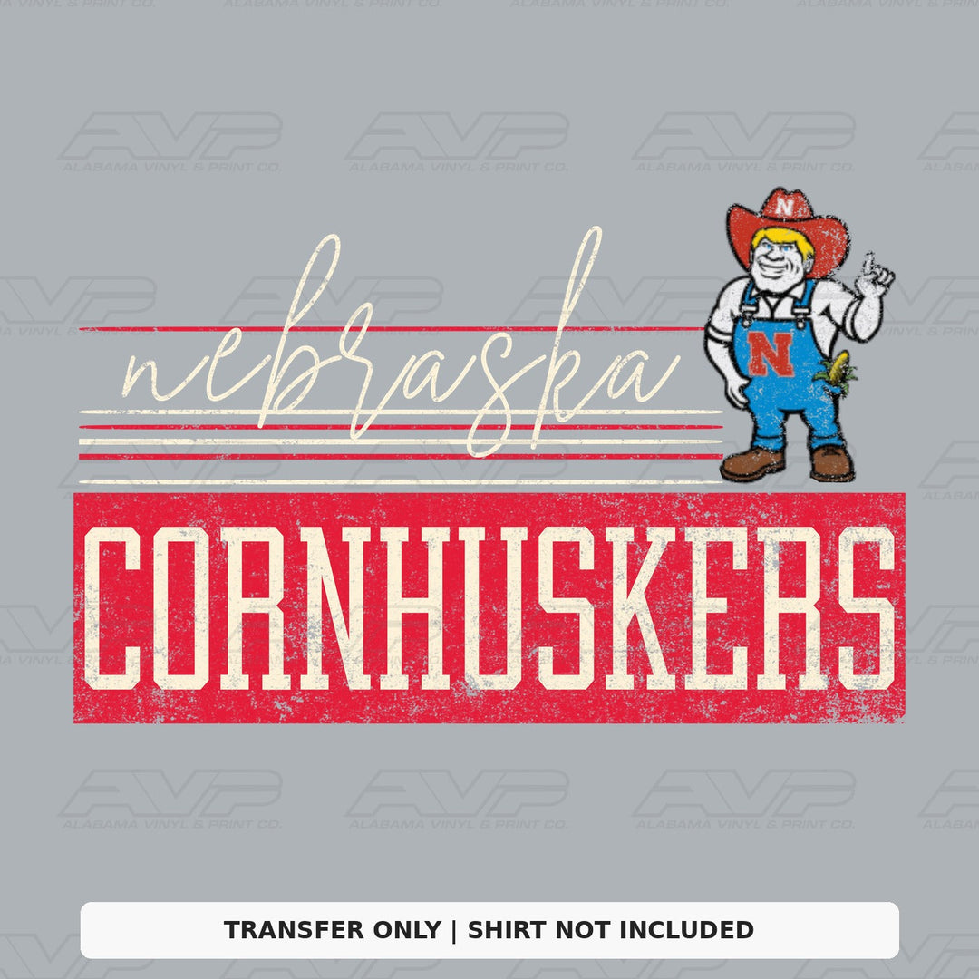 Nebraska Cornhuskers Retro Vibes Alabama Vinyl