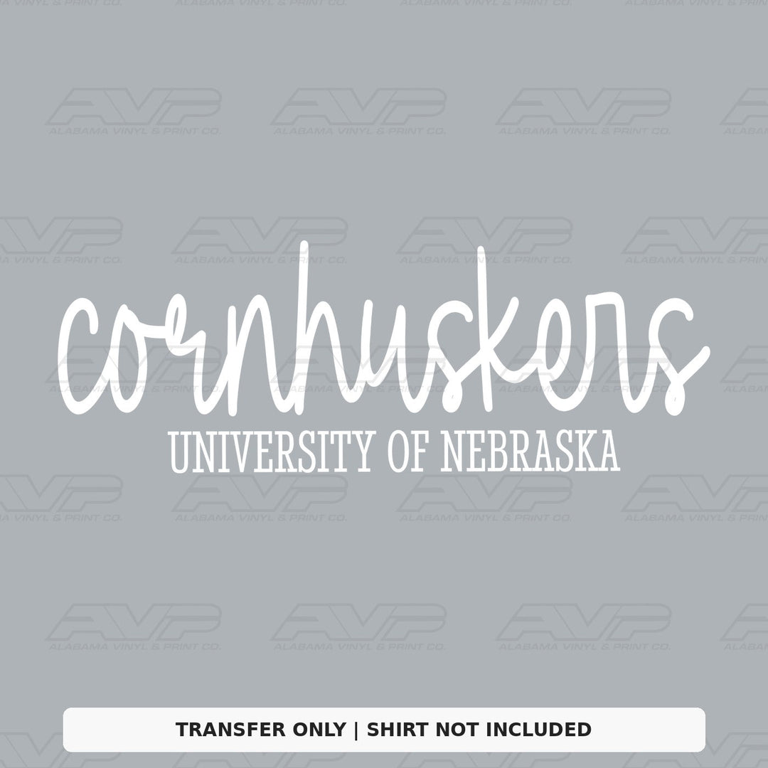 Nebraska Cornhuskers Simplicity Alabama Vinyl