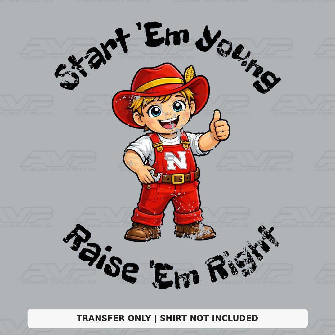 Nebraska Start 'Em Young Alabama Vinyl