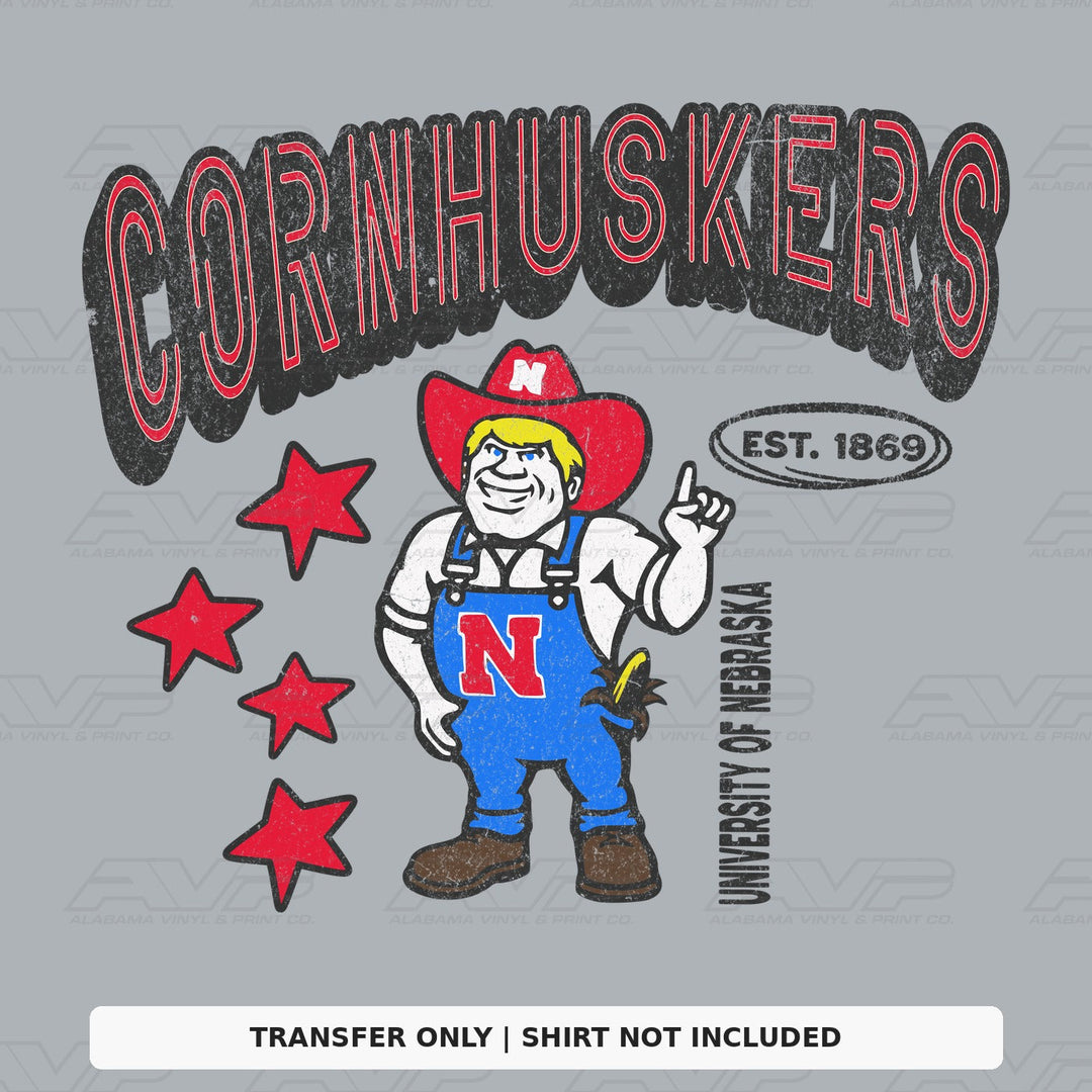 UN Cornhuskers Alabama Vinyl