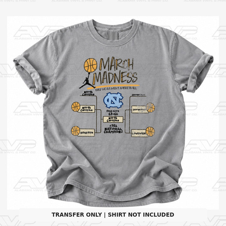 North Carolina MM Bracket Alabama Vinyl