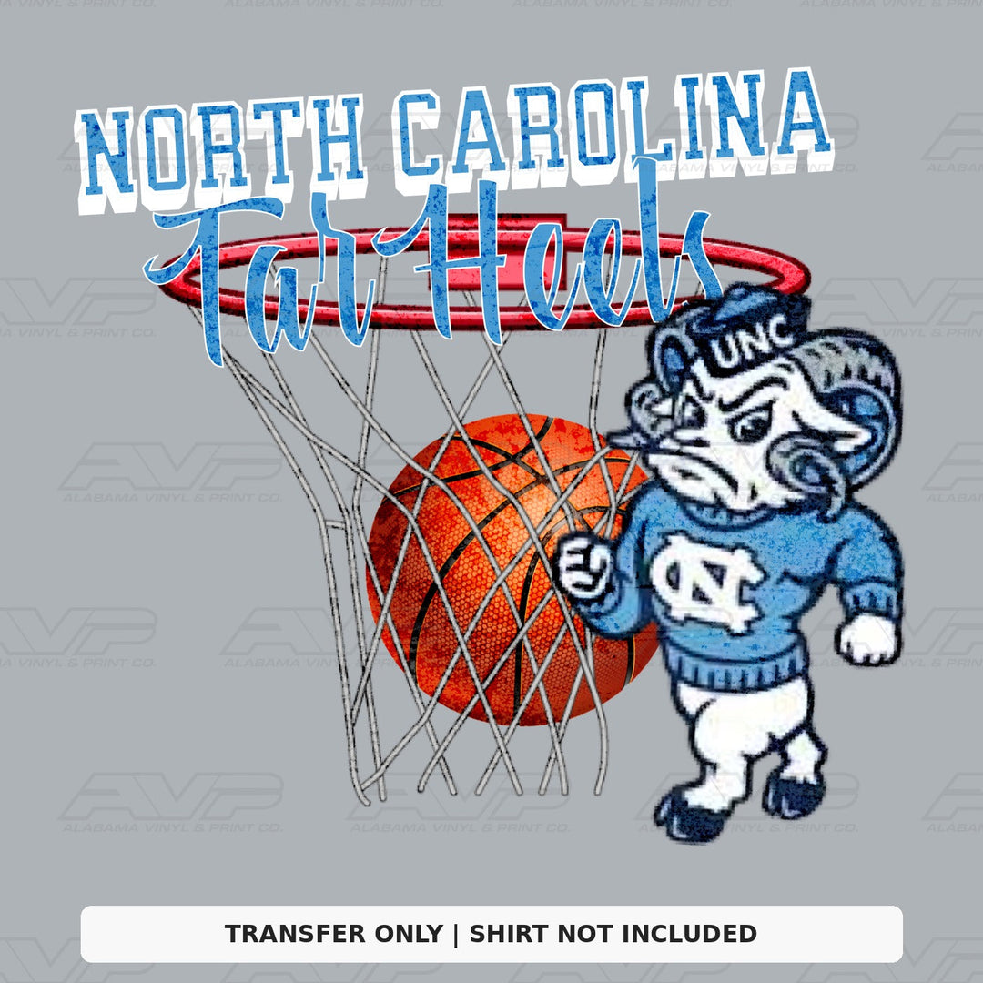 Tarheels Basketball Alabama Vinyl