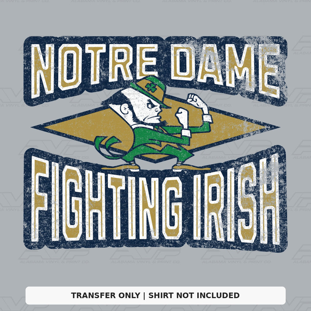 Notre Dame Fighting Irish Diamonds Alabama Vinyl