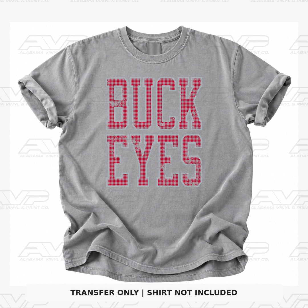 Ohio State Buckeyes Gingham U Alabama Vinyl