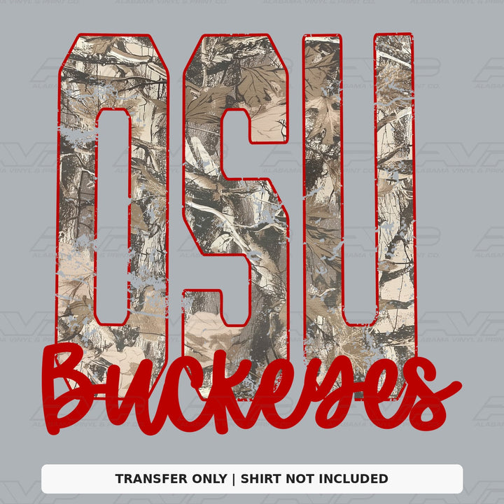 Ohio State Mossy Oak U Alabama Vinyl