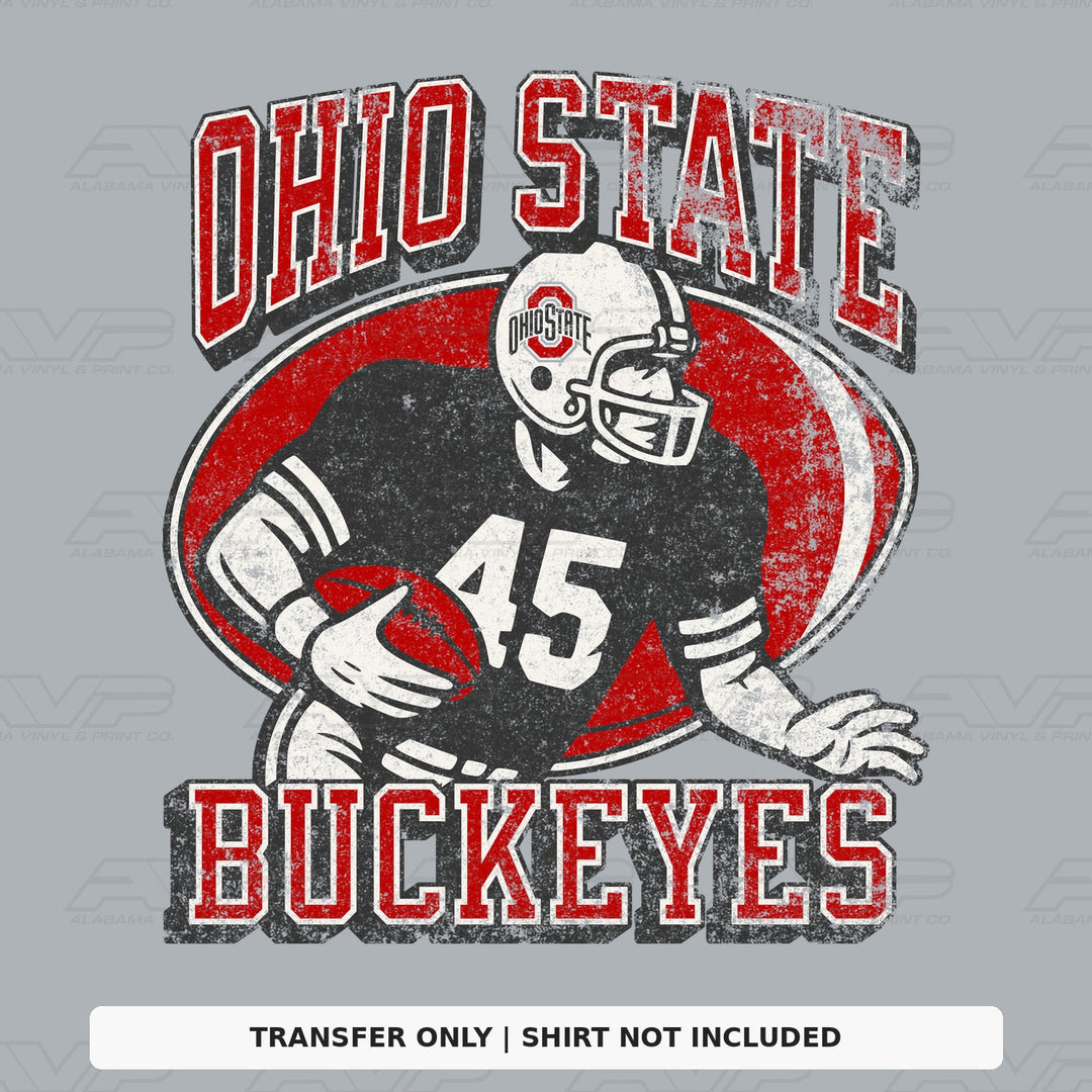 Ohio State Throwback FB Alabama Vinyl