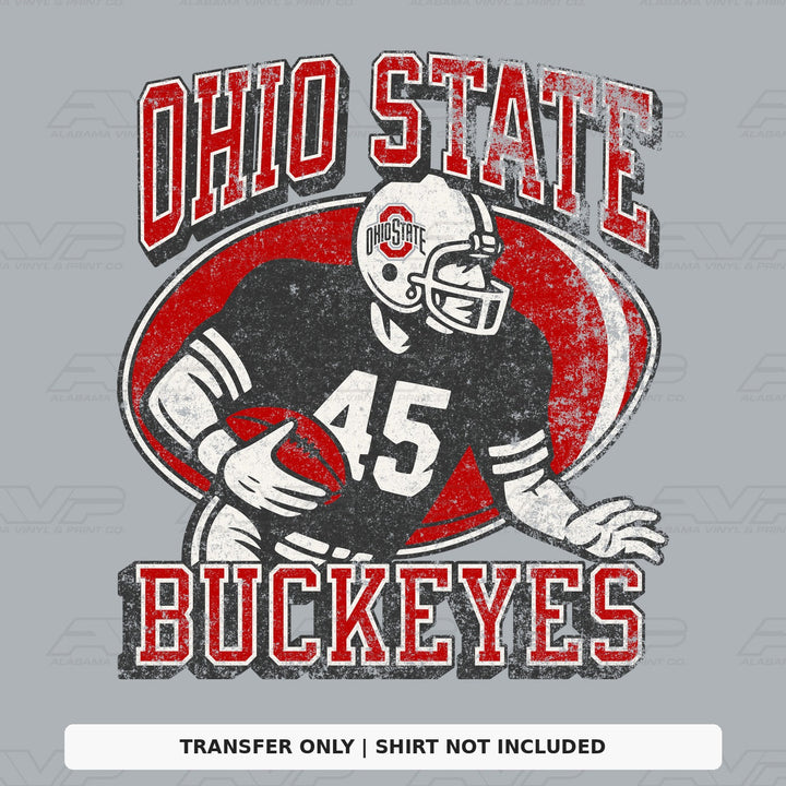 Ohio State Throwback FB Alabama Vinyl