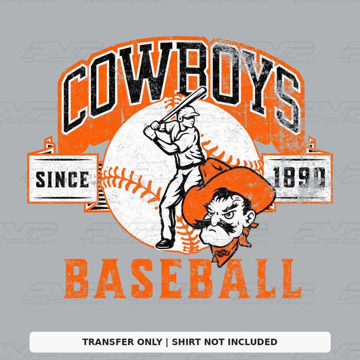 Oklahoma State Cowboys 1890 Alabama Vinyl