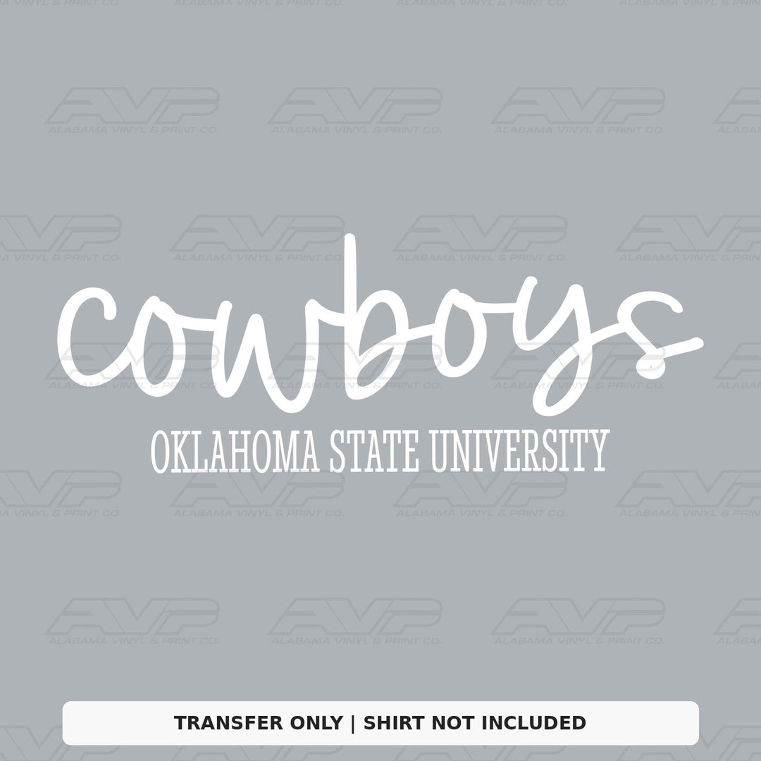 Oklahoma State Cowboys Simplicity Alabama Vinyl
