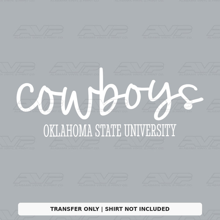 Oklahoma State Cowboys Simplicity Alabama Vinyl