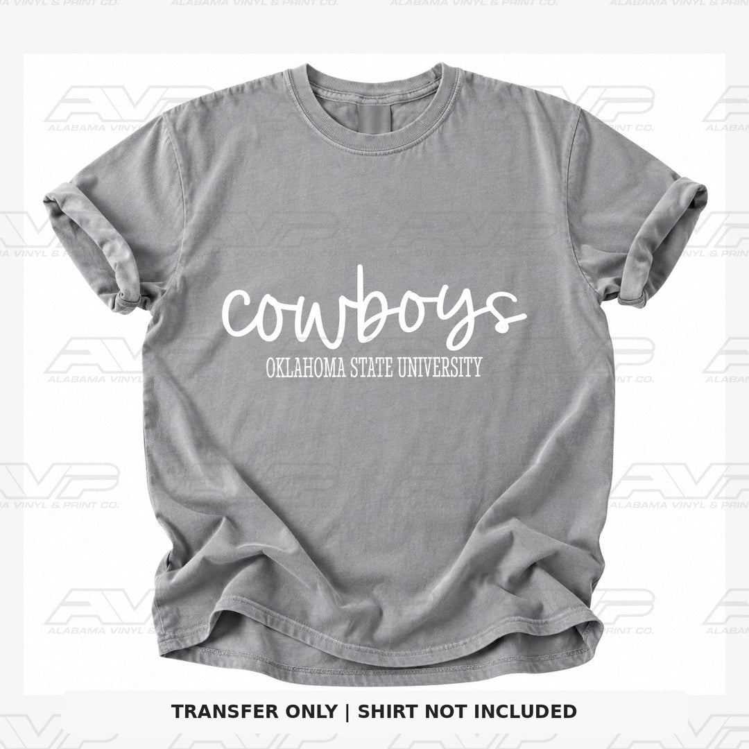 Oklahoma State Cowboys Simplicity Alabama Vinyl