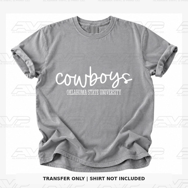 Oklahoma State Cowboys Simplicity Alabama Vinyl