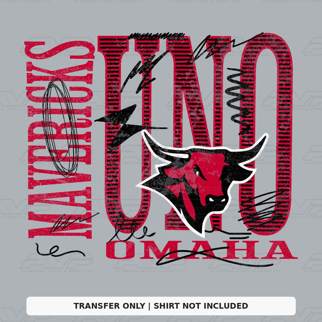 UNO Mavericks Omaha Alabama Vinyl