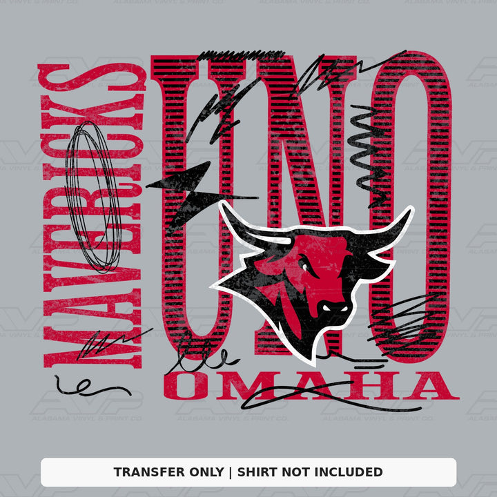UNO Mavericks Omaha Alabama Vinyl