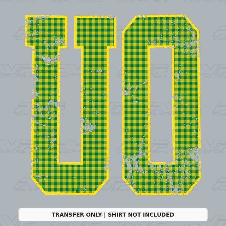Oregon Gingham U Alabama Vinyl