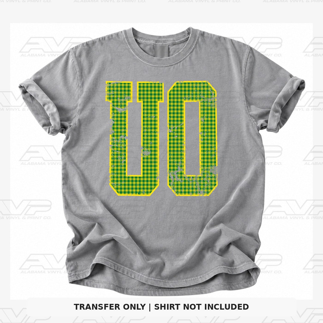Oregon Gingham U Alabama Vinyl