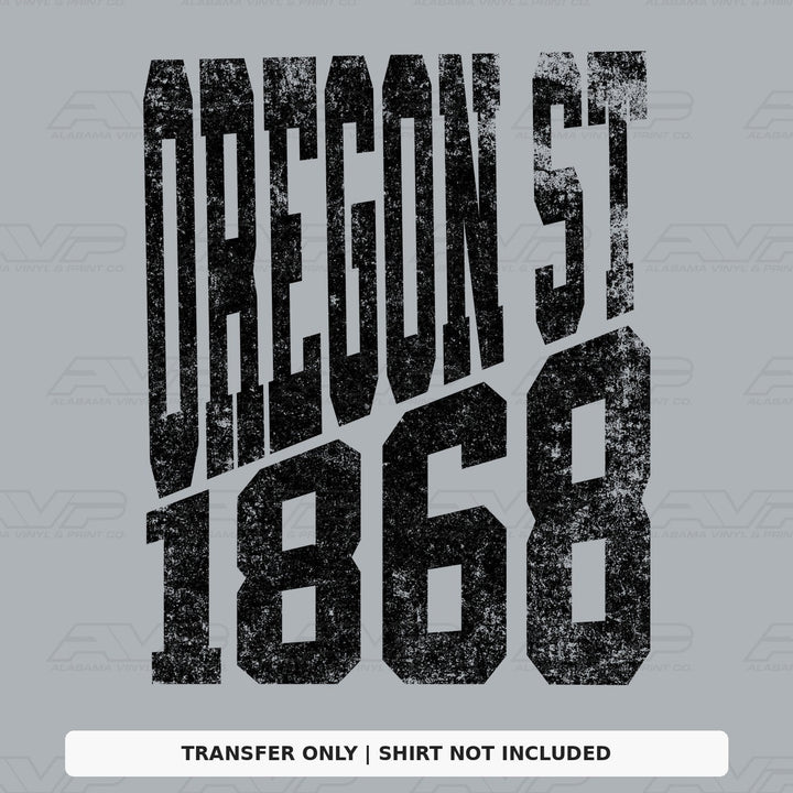 Oregon State Established 1868 Alabama Vinyl
