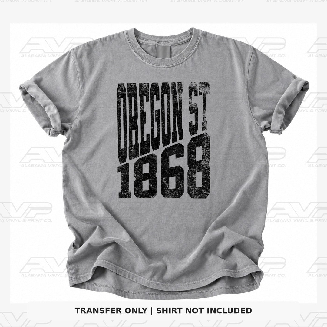 Oregon State Established 1868 Alabama Vinyl