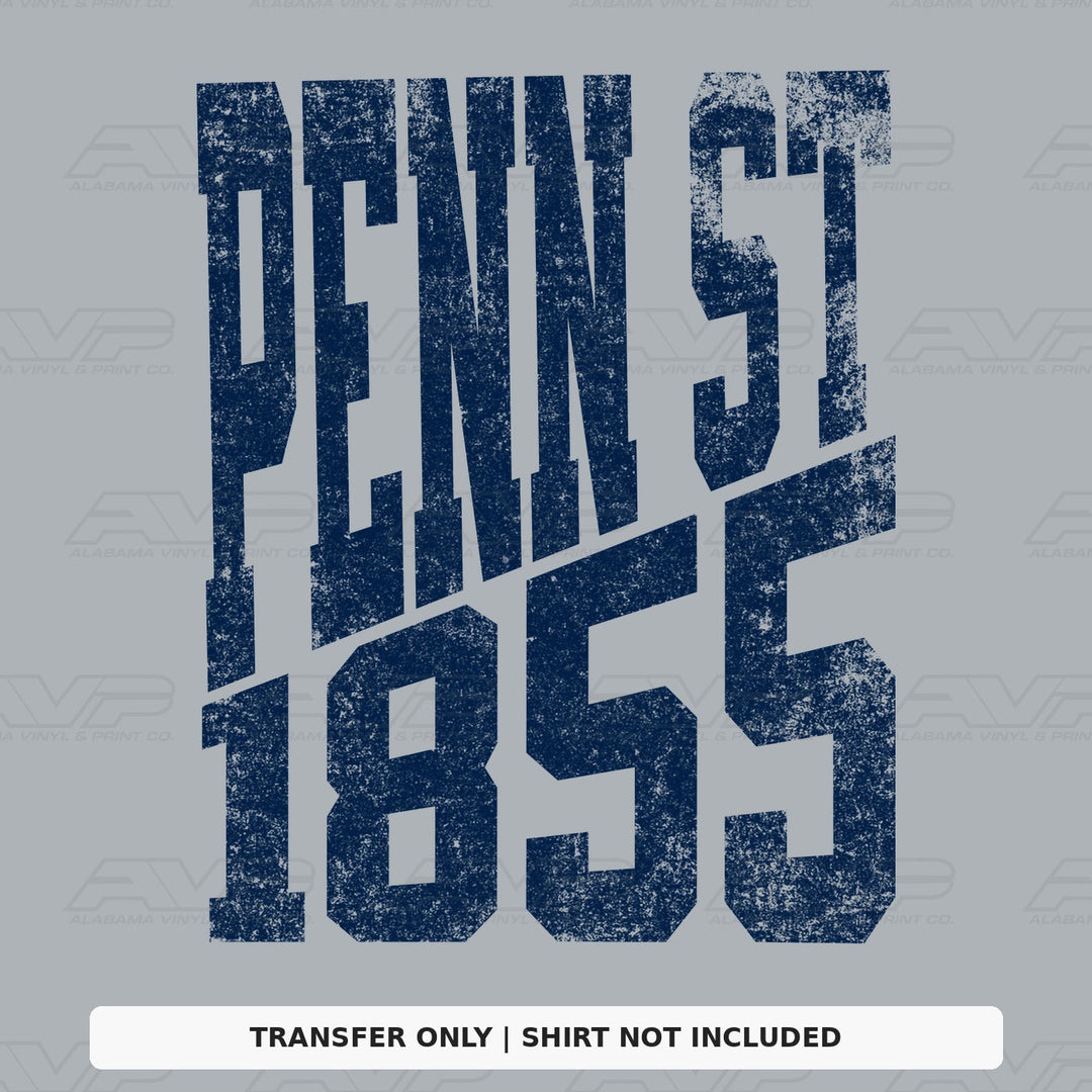 Penn St 1855 Established Alabama Vinyl