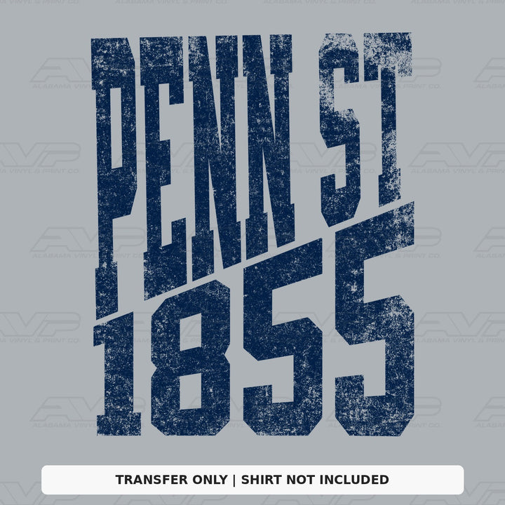 Penn St 1855 Established Alabama Vinyl