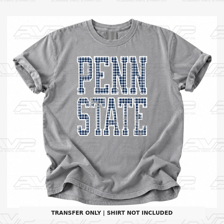 Penn State Gingham U Alabama Vinyl