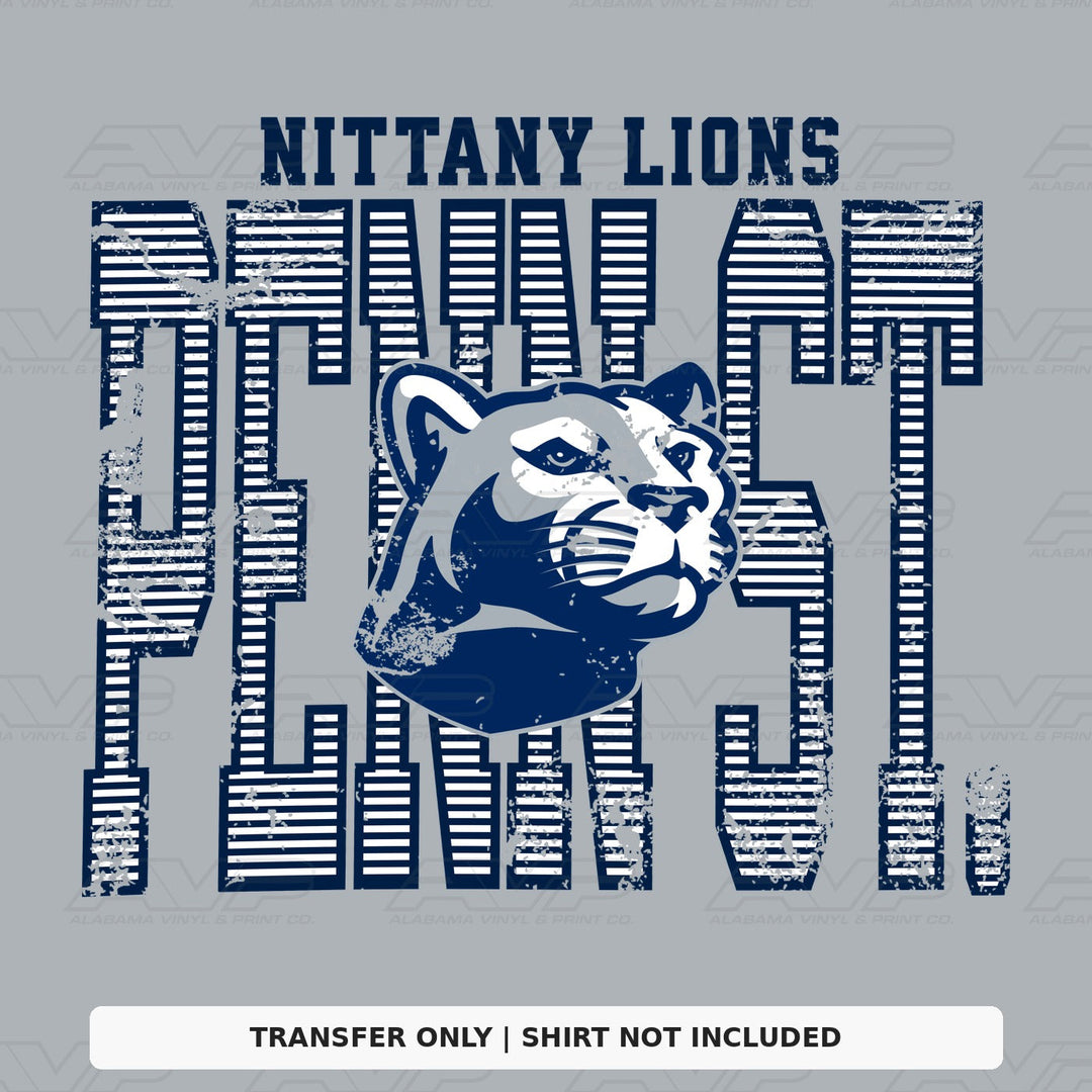 Penn State Nittany Lions Stripes Alabama Vinyl