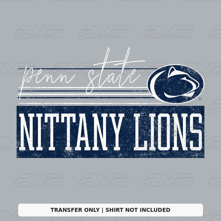 Penn State Nitty Lions Retro Vibes Alabama Vinyl