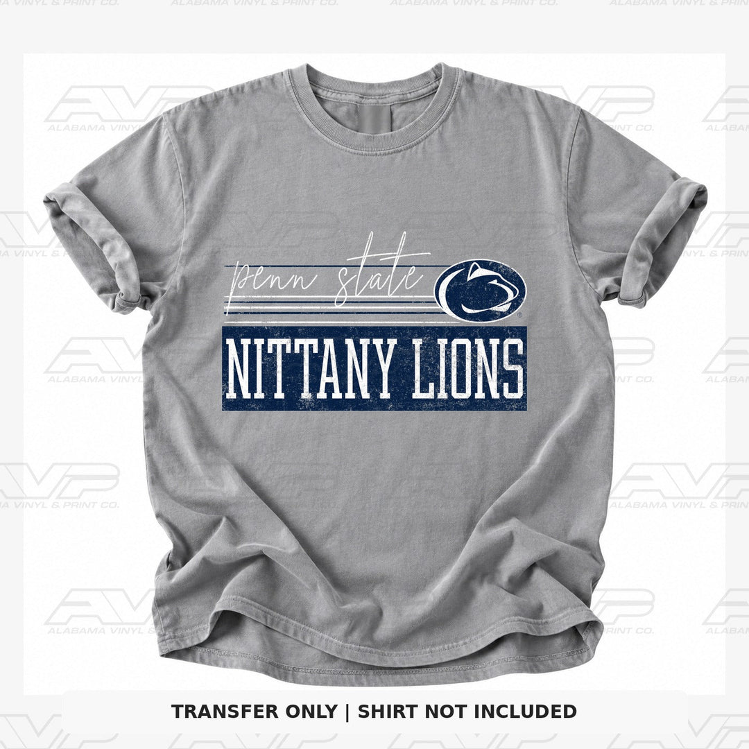 Penn State Nitty Lions Retro Vibes Alabama Vinyl