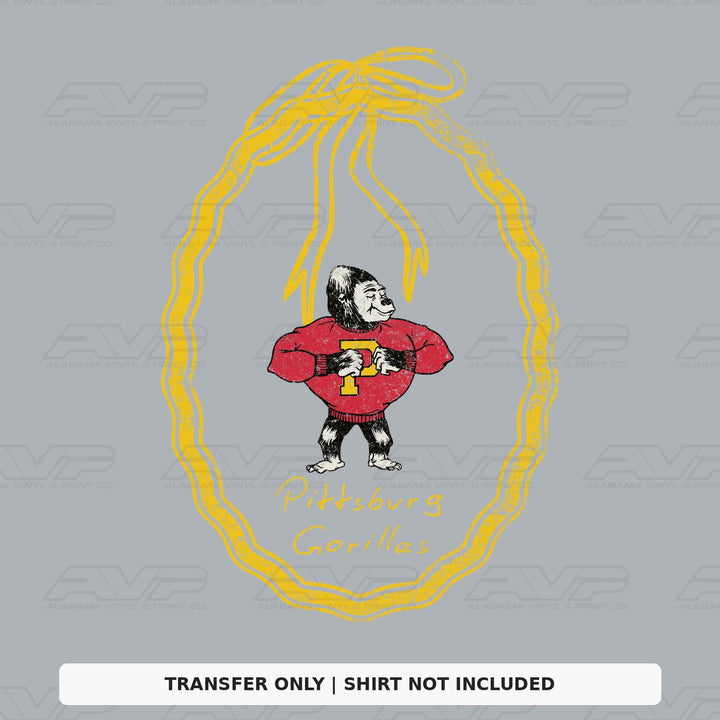Pittsburgh State Gorillas Frame Alabama Vinyl