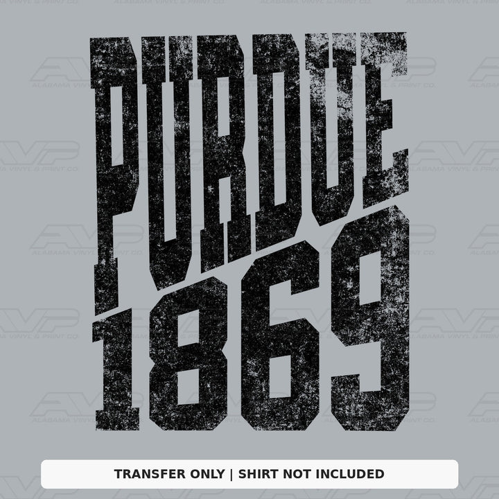 Purdue 1869 Established Alabama Vinyl