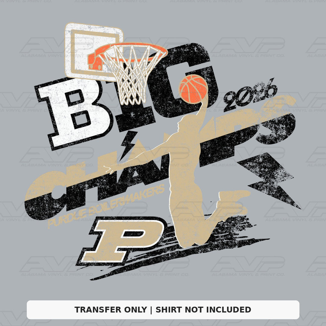 Purdue Big 10 Champ BB Alabama Vinyl