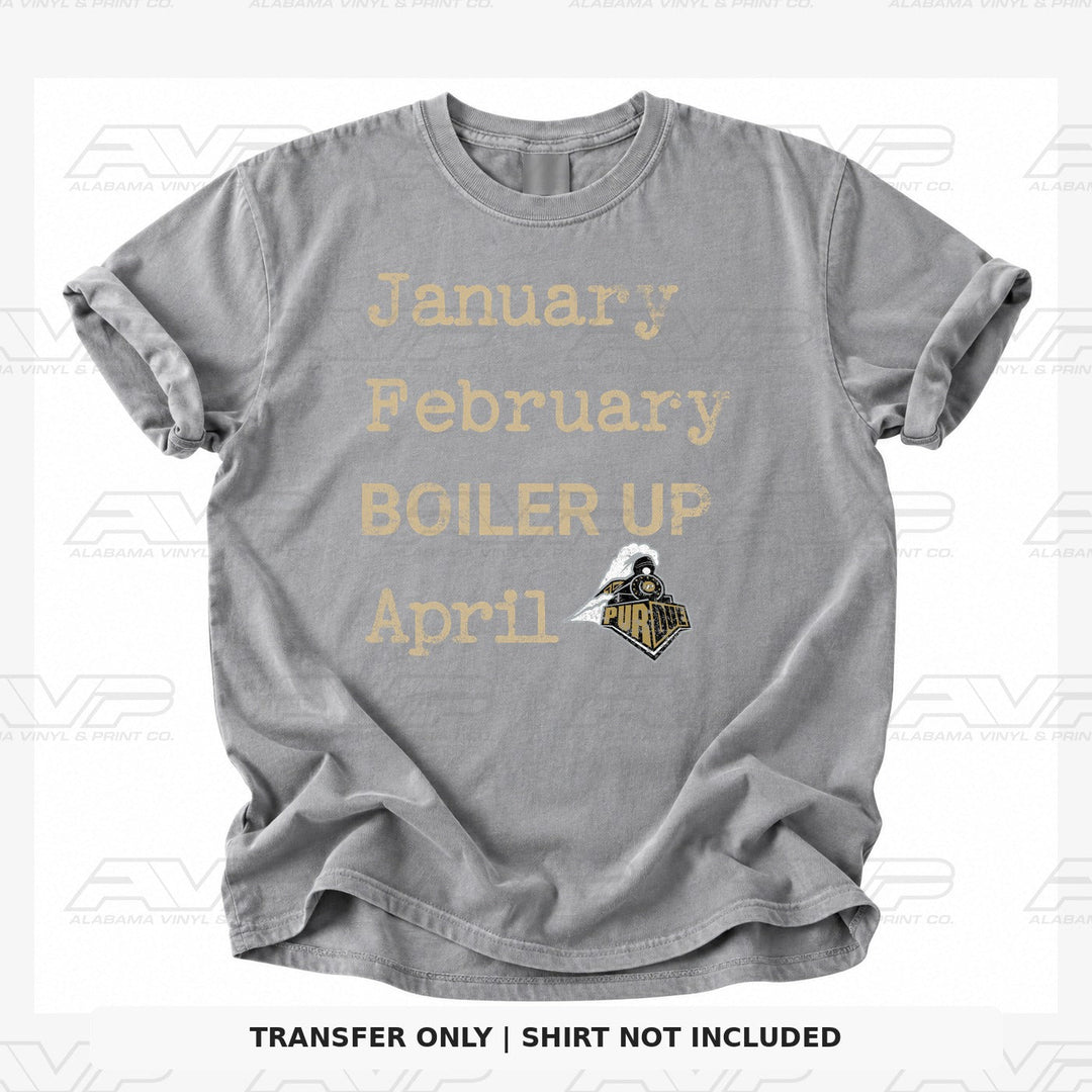 Purdue Jan Feb Boiler Up Alabama Vinyl