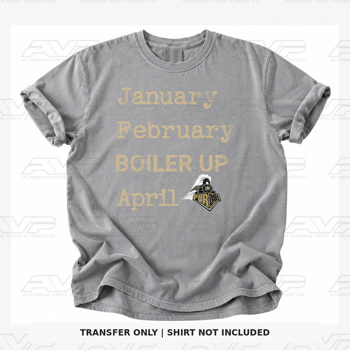 Purdue Jan Feb Boiler Up Alabama Vinyl