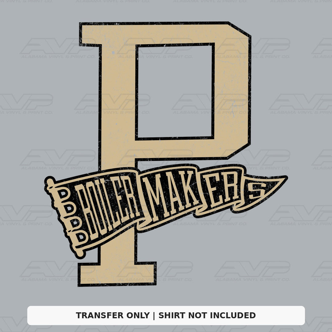 Purdue Pennant Alabama Vinyl