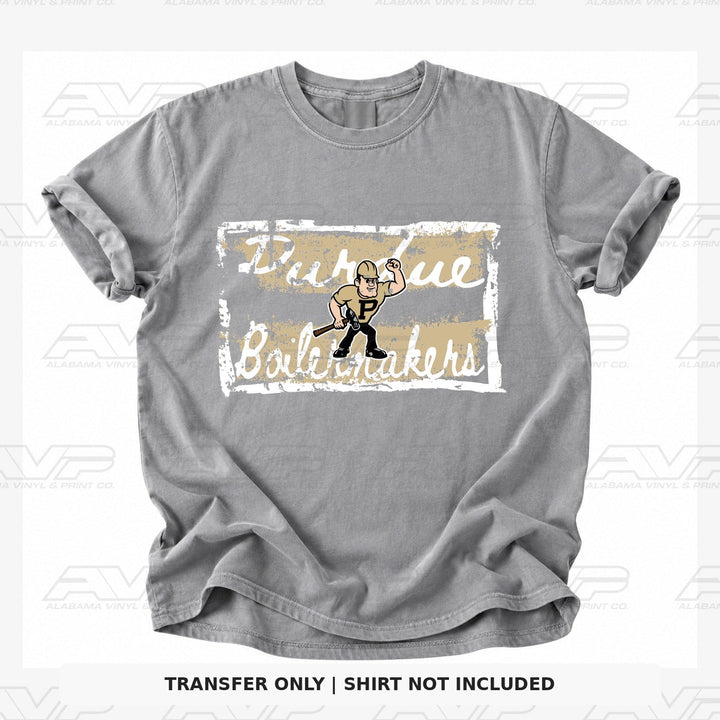 Purdue Tattered Tattered and Torn Alabama Vinyl